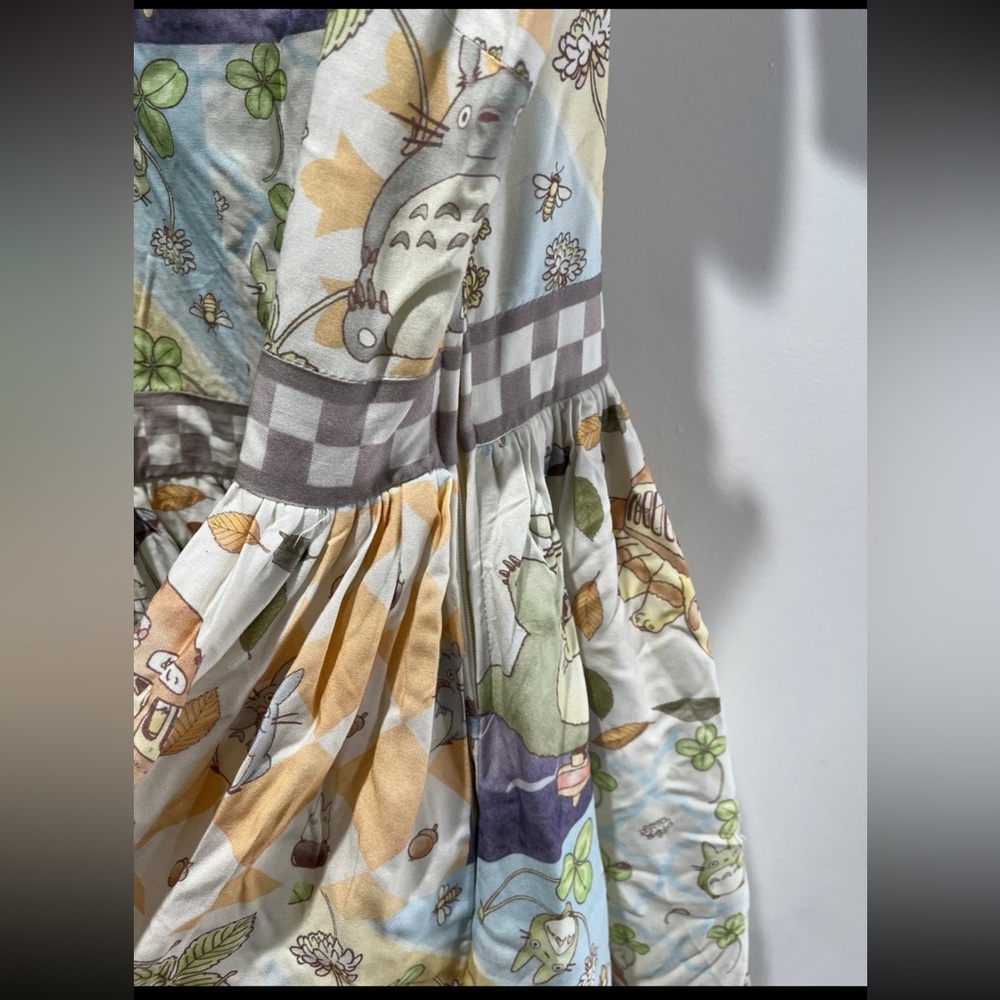 Studio Ghibli My Neighbor Totoro Mosaic Midi Dress - Picture 6 of 12